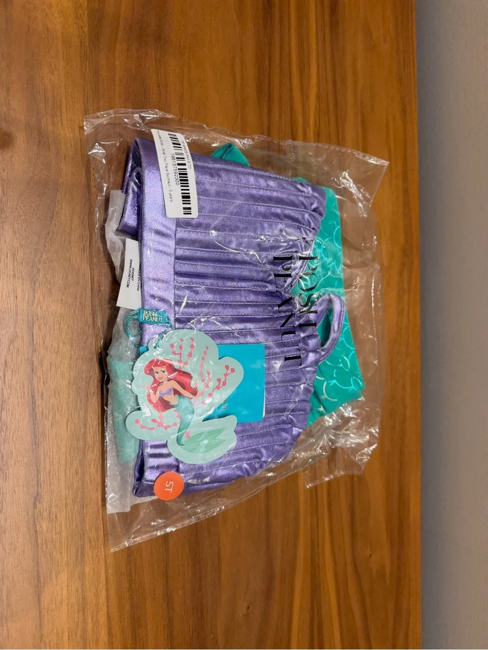 Posh Peanut X Disney Ariel swimsuit size 5 NWT